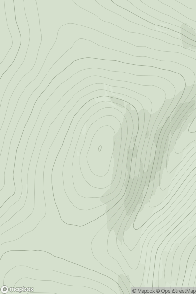 Thumbnail image for Carn Mor [Cairngorms] [NJ261070] showing contour plot for surrounding peak
